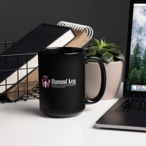Diamond Key Ceramic Mug - Image 4